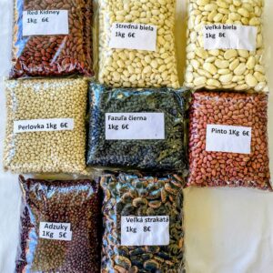 fazuľový megabalík – 8 druhov fazule, spolu 8 kg